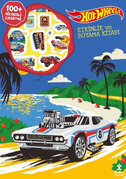Hot Wheels Çok Çıkartmalı Boyama Kitabı