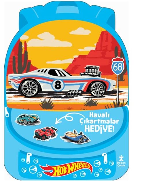 Hot Wheels & Parıltılı Tatil Çantam Etkinlik Ve Boyama Kitabı
