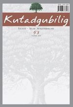Kutadgubilig Felsefe-Bilim Araştırmaları Dergisi Sayı:53