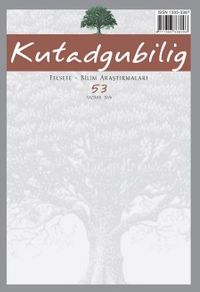 Kutadgubilig Felsefe-Bilim Araştırmaları Dergisi Sayı:53