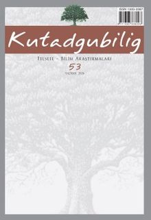 Kutadgubilig Felsefe-Bilim Araştırmaları Dergisi Sayı:53