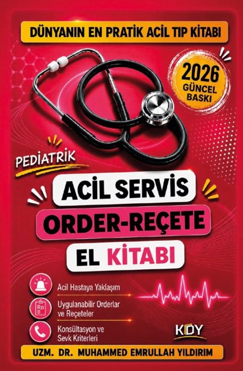 Pediatrik Acil Servis Order-Reçete El Kitabı |2026
