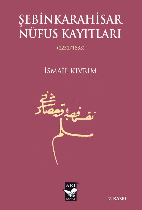 Şebinkarahisar Nüfus Kaytları (1251/1835)