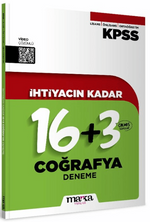 KPSS İhtiyacın Kadar Coğrafya 16+3 Deneme