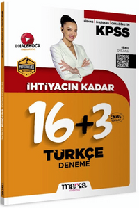 KPSS İhtiyacın Kadar Türkçe 16+3 Deneme