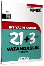 KPSS İhtiyacın Kadar Vatandaşlık 21+3 Deneme