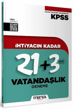 KPSS İhtiyacın Kadar Vatandaşlık 21+3 Deneme