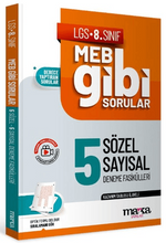 LGS 8. Sınıf MEB Gibi Sorular Fasiküller Halinde 5 Sözel ve Sayısal Deneme