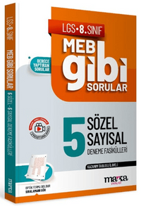 LGS 8. Sınıf MEB Gibi Sorular Fasiküller Halinde 5 Sözel ve Sayısal Deneme