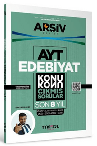 AYT Edebiyat Çıkmış Sorular Konu Konu Son 8 Yıl Tıpkı Basım Arşiv Serisi Çözümlü