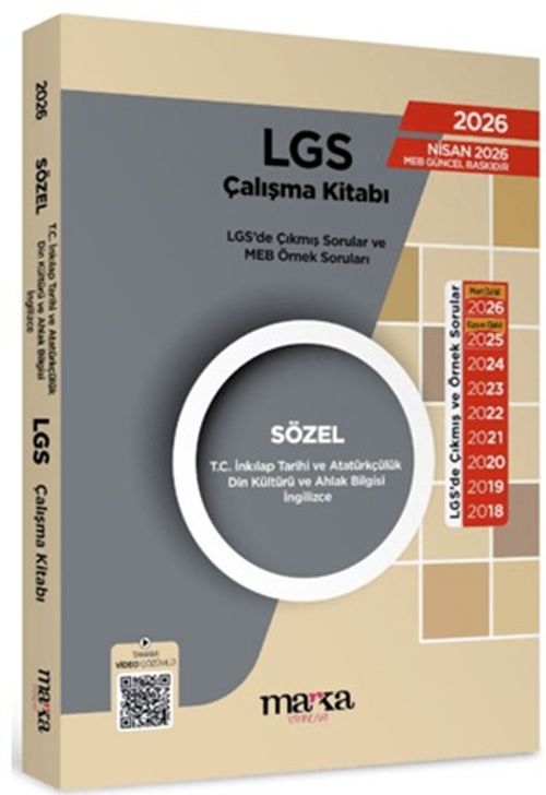 LGS Sözel T.C. İnkılap Tarihi ve Atatürkçülük - Din Kültürü ve Ahlak Bilgisi - İngilizce Çıkmış ve Örnek Sorular