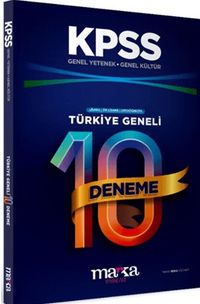 KPSS Genel Yetenek Genel Kültür Türkiye Geneli 10 Deneme