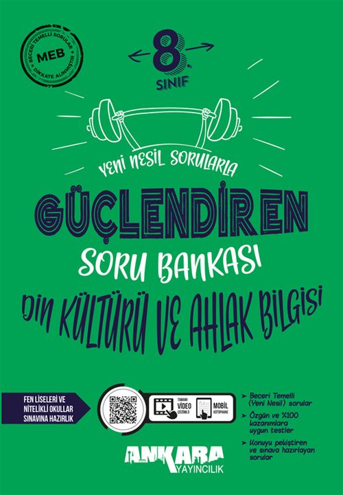 8. Sınıf Din Kültürü ve Ahlak Bilgisi Güçlendiren Soru Bankası (Video Çözümlü)