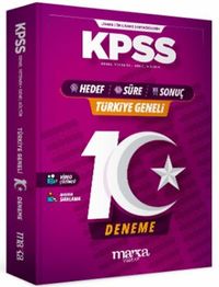 KPSS 2026 Türkiye Geneli 10 Deneme Kolaydan Zora Hedef-Süre-Sonuç