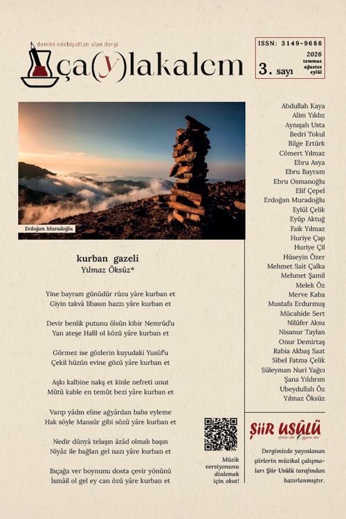 Çaylakalem Sayı: 3, Şehir Edebiyat Kültür Sanat, 2026/3