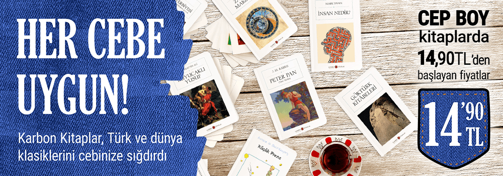 Cep Boy Kitaplarda 14,90 TL'den başlayan fiyatlar!