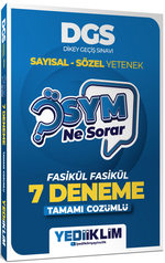 2027 Ösym Ne Sorar DGS Tamamı Çözümlü Fasikül 7 Deneme