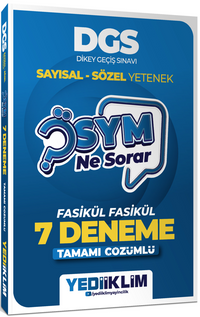 2027 Ösym Ne Sorar DGS Tamamı Çözümlü Fasikül 7 Deneme