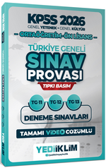 2026 KPSS Ortaöğretim Ön Lisans GY-GK Türkiye Geneli Sınav Provası Tıpkı Basım 11-12-13 Deneme Sınavları Tamamı Video Çözümlü