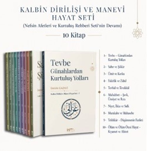 Kalbin Dirilişi ve Manevi Hayat Seti (10 Kitap)