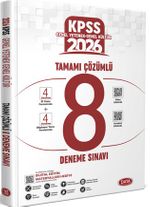 2026 Kpss Genel Yetenek Genel Kültür Tamamı Çözümlü 8 Deneme Sınavı