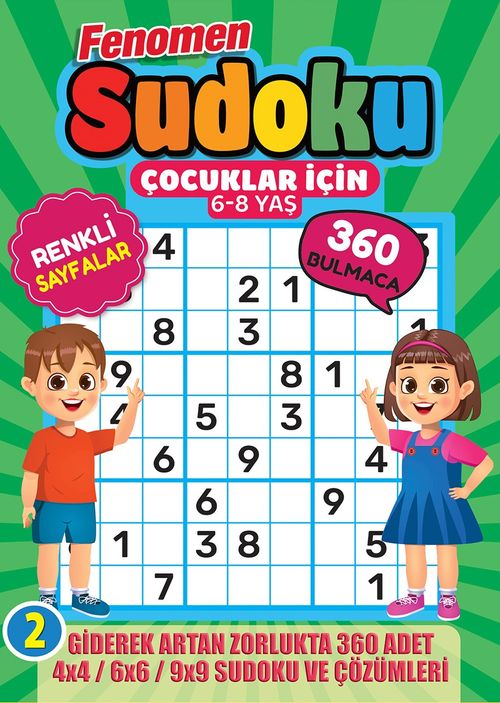 Fenomen Çocuklar İçin Sudoku 6-8 Yaş - 2
