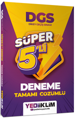 2027 DGS Tamamı Çözümlü Süper 5'li Deneme