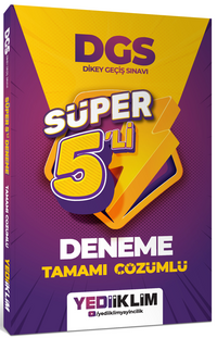 2027 DGS Tamamı Çözümlü Süper 5'li Deneme