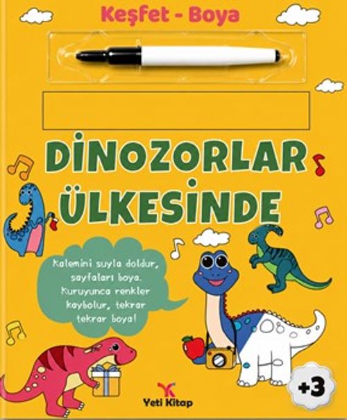 Keşfet Boya / Dinozorlar Ülkesinde