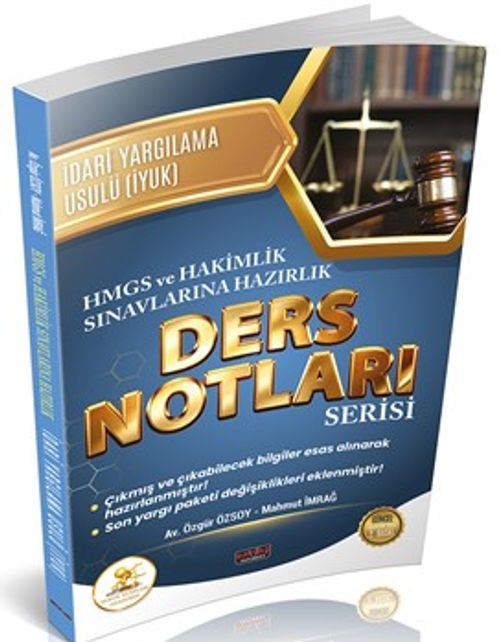 HUKAL HMGS-Hakimlik İdari Yargılama Hukuku Ders Notları