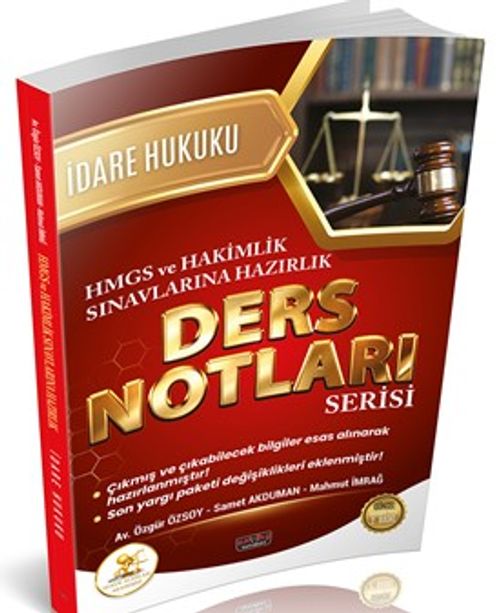 HUKAL HMGS-Hakimlik İdare Hukuku Ders Notları