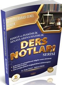 HUKAL HMGS-Hakimlik Milletlerarası Genel Hukuk Ders Notları