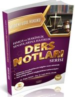 HUKAL HMGS-Hakimlik Medeni Usul Hukuku Ders Notları