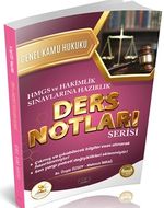 HUKAL HMGS-Hakimlik Genel Kamu Hukuku Ders Notları