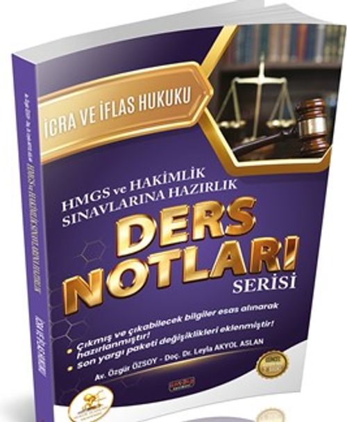 HUKAL HMGS-Hakimlik İcra ve İflas Hukuku Ders Notları