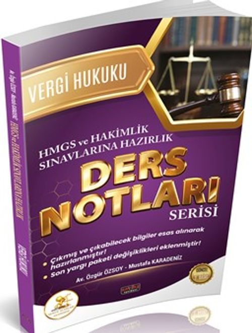 HUKAL HMGS-Hakimlik Vergi ve Vergi Usul Hukuku Ders Notları