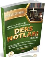 HUKAL HMGS-Hakimlik Avukatlık Hukuku Ders Notları