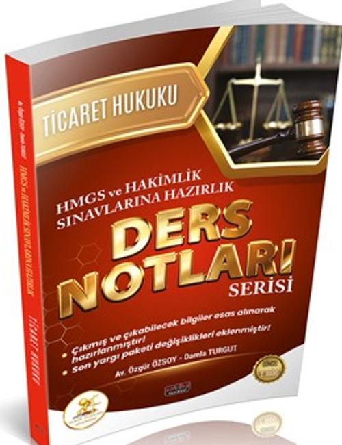 Hukal Hmgs-Hakimlik Ticaret Hukuku Ders Notları