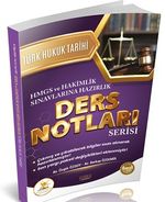 HUKAL HMGS-Hakimlik Türk Hukuk Tarihi Ders Notları