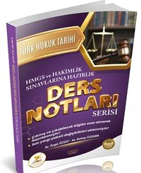 HUKAL HMGS-Hakimlik Türk Hukuk Tarihi Ders Notları