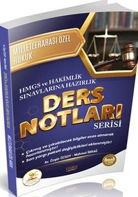 HUKAL HMGS-Hakimlik Milletlerarası Özel Hukuk Ders Notları