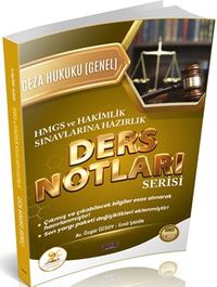 HUKAL HMGS-Hakimlik Ceza Hukuku Genel Hükümler Ders Notları