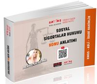 Adli-İdari Hakimlik HMGS Sosyal Sigortalar Hukuku Video Takip Ders Notu Konu Anlatımı
