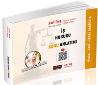 Adli-İdari Hakimlik HMGS İş Hukuku Video Takip Ders Notu Konu Anlatımı