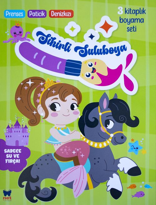 Sihirli Suluboya Seti - Yeşil