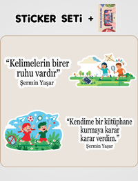 Telefon Melefon Yok ve Sticker Seti