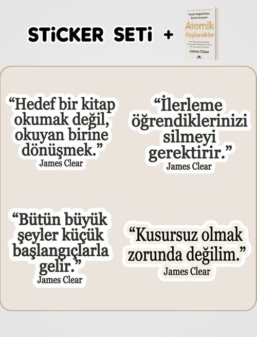 Atomik Alışkanlıklar ve Sticker Seti