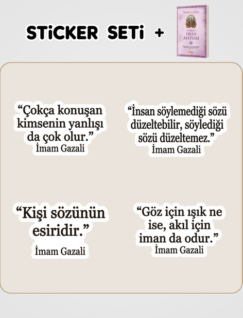 Dil Belası - Dilin Afetleri ve Sticker Seti