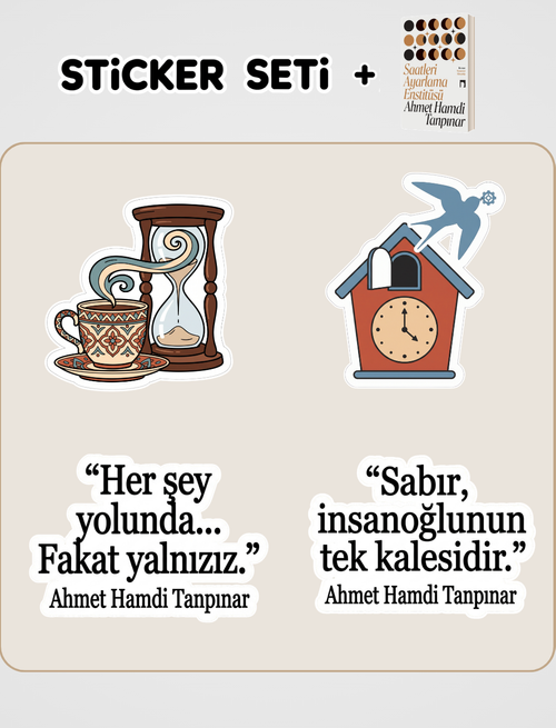 Saatleri Ayarlama Enstitüsü ve Sticker Seti
