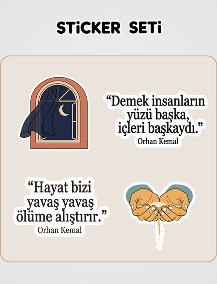 El Kızı Sticker Seti
